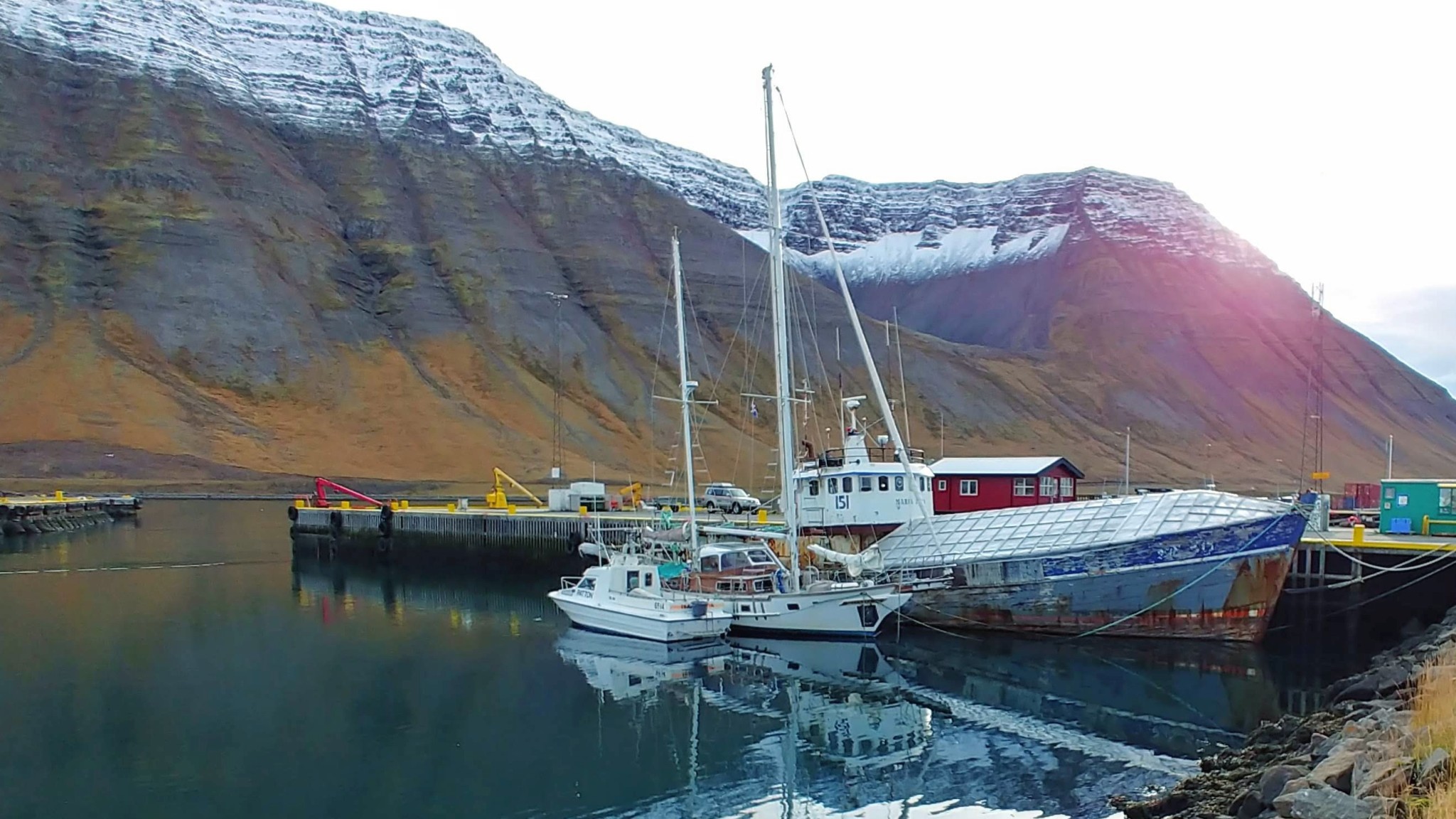 Mary Julia at Isafjordur Harbour