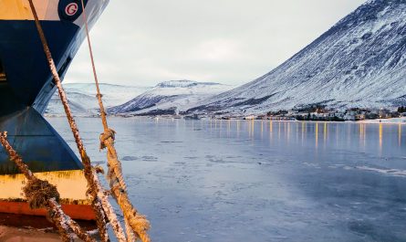 Trawler At Isafjordur Port