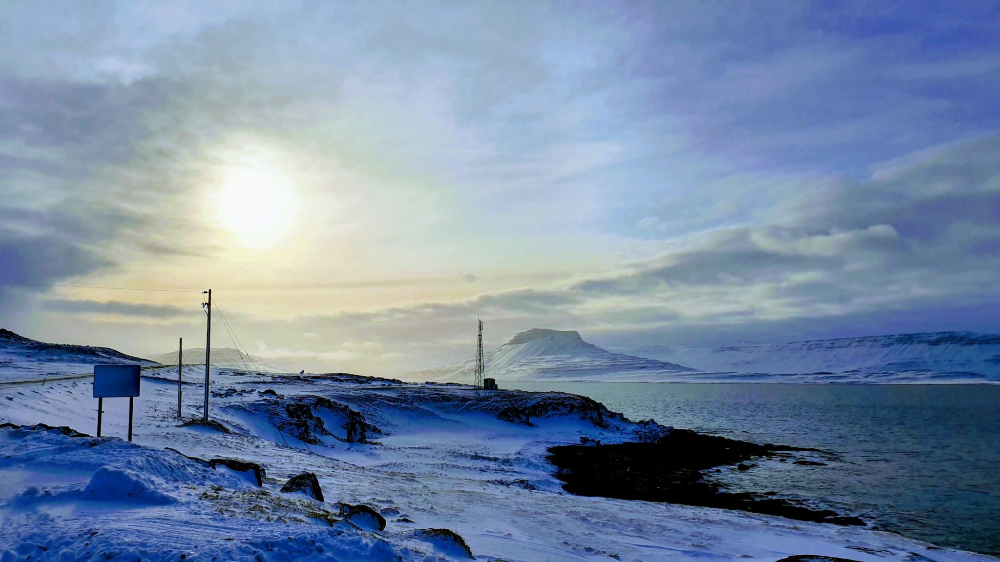 Skötufjörður In Winter