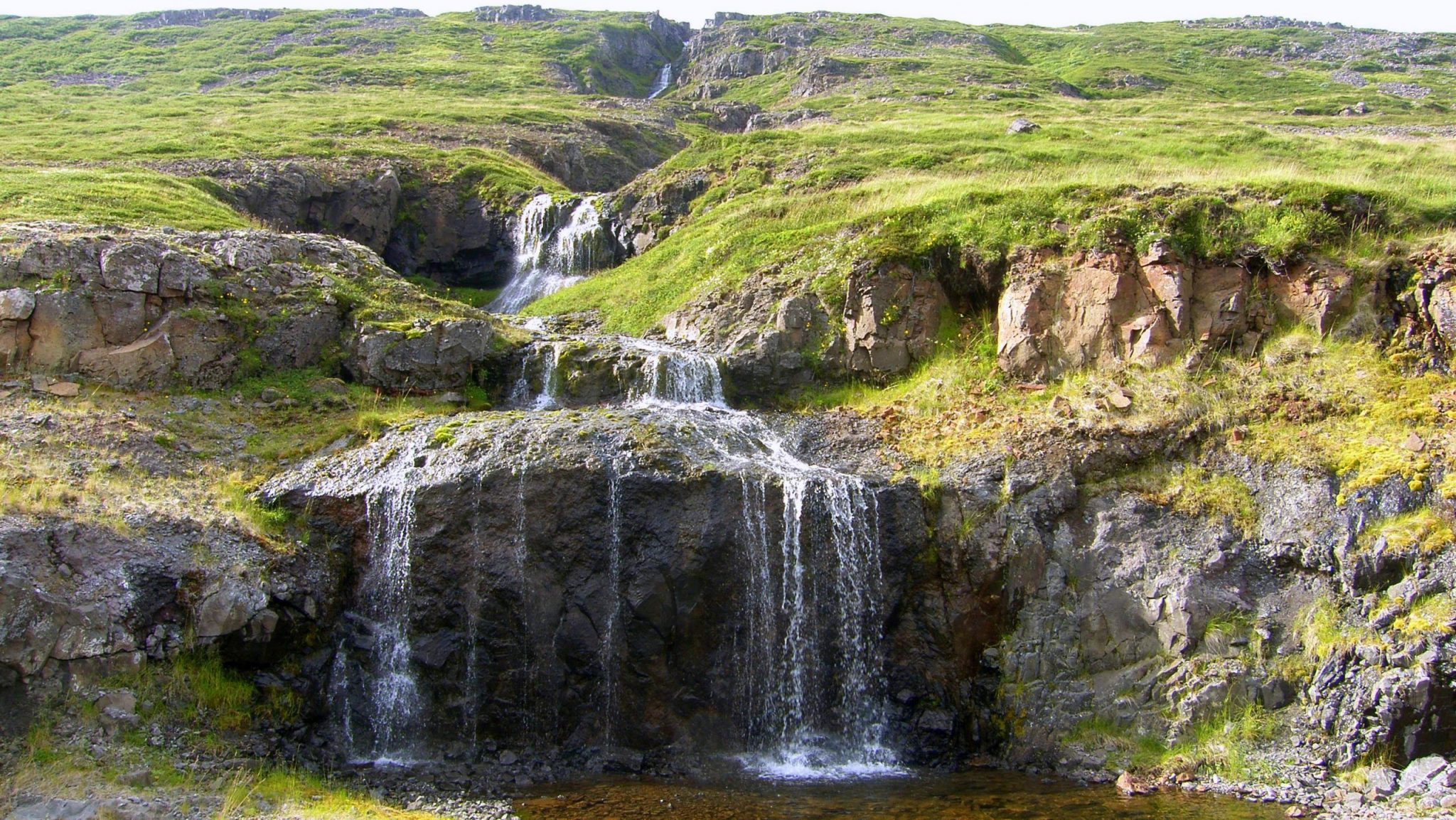 Waterfall Isafjordur Fjord - Westfjords