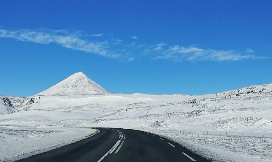 Mountain Views On Route From Reykjavik to Borgarfjordur
