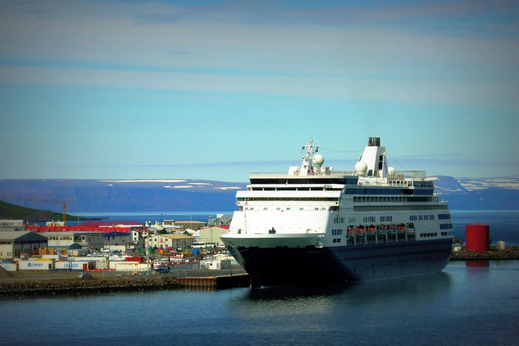 Cruise Ship At Harbour
