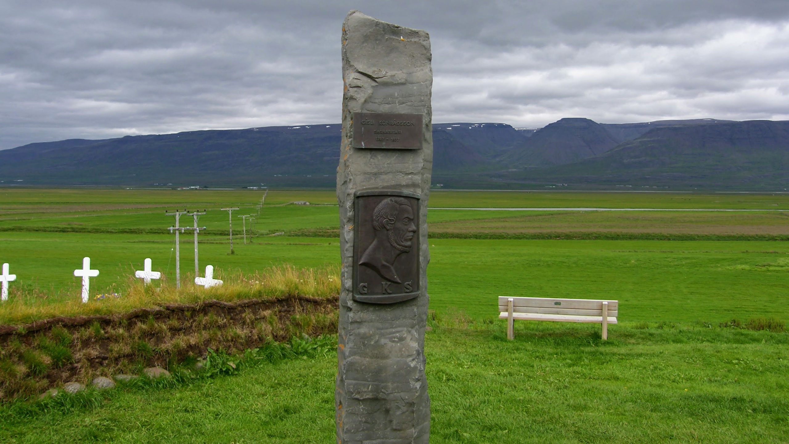 Monument In Glaumbaer Skagafjordur