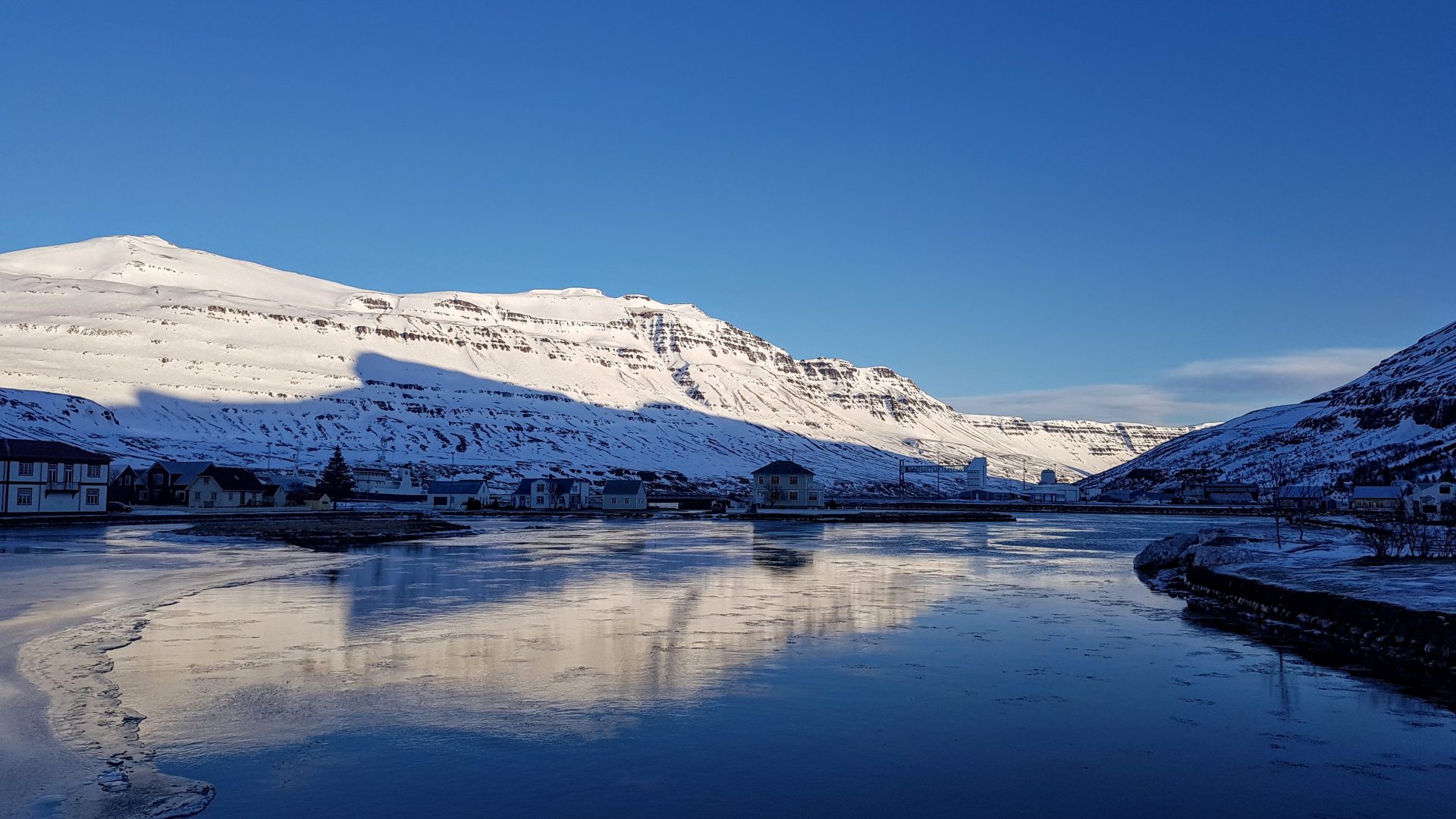 Winter Stillness in Seydisfjordur