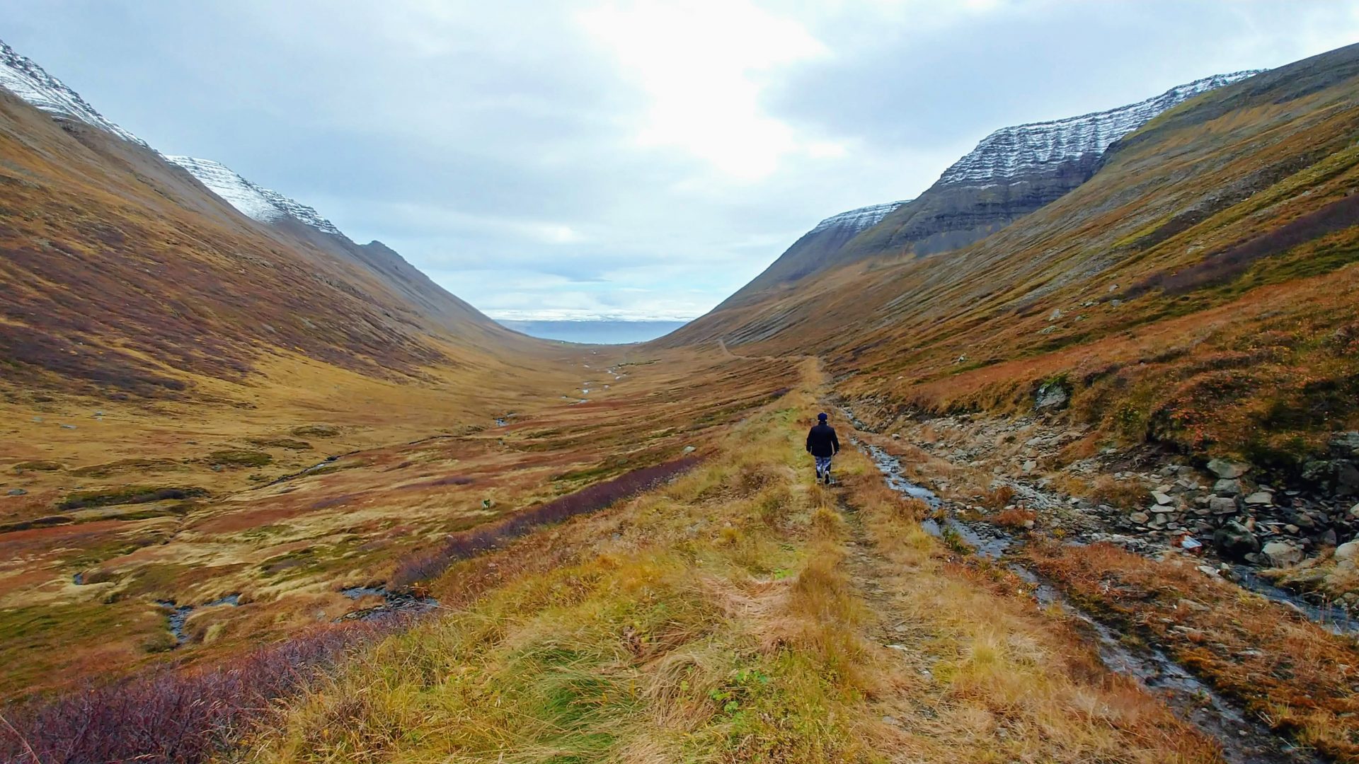 Hiking Route in Hnifsdalur