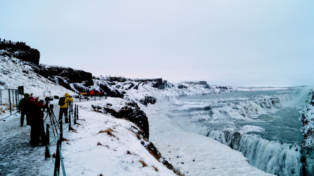 Gullfos in Winter