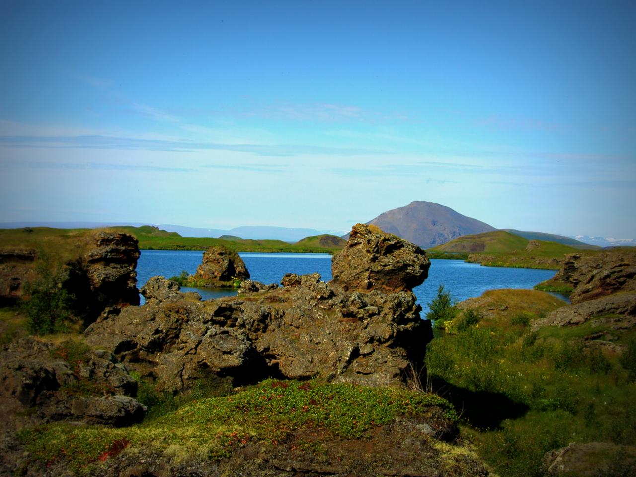 Lava Formations at Myvatn