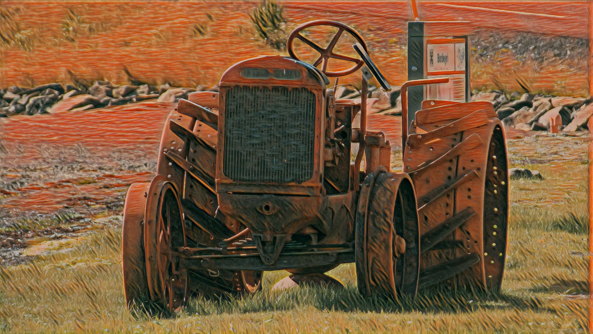 Rusty Tractor