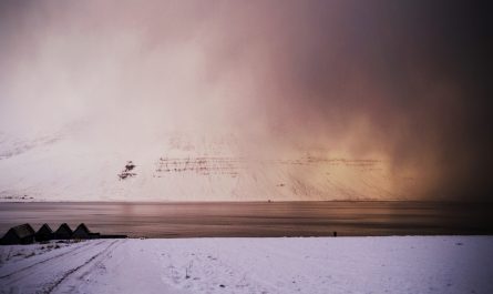 Snowstorm in Onundarfjordur