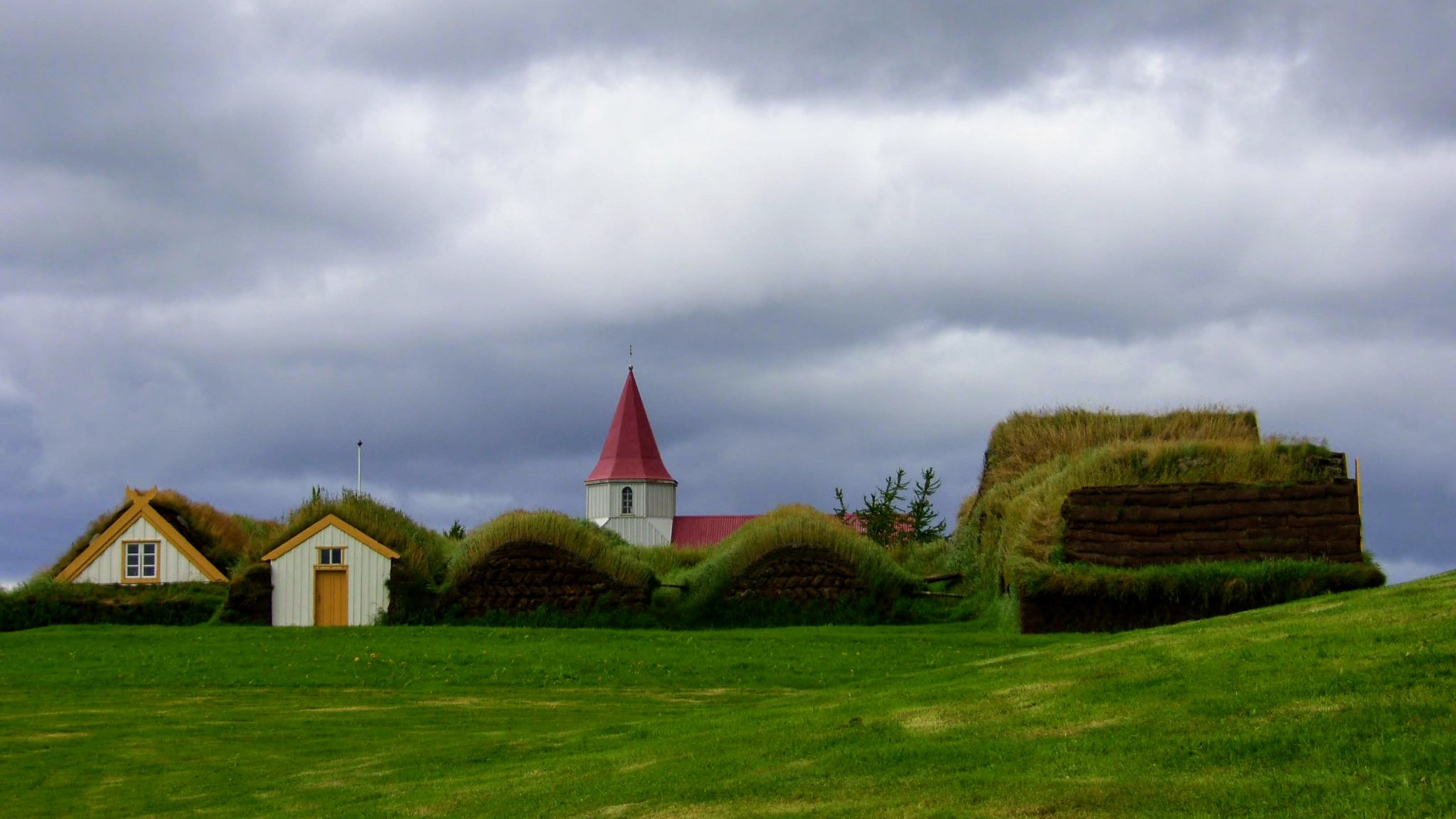 Turf House in Glaumbaer Skagafjordur