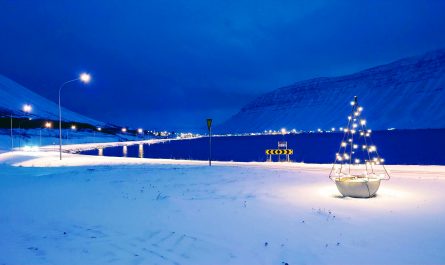 Christmas Lights in The Westfjords