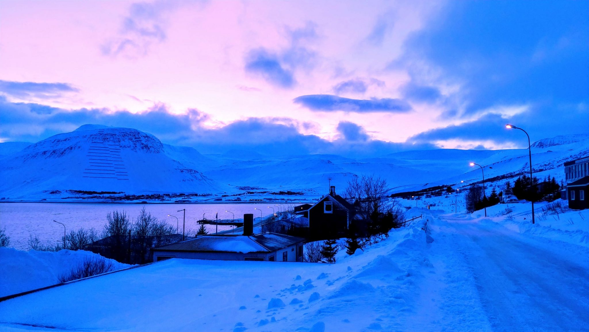 Ísafjörður Winter Afternoon