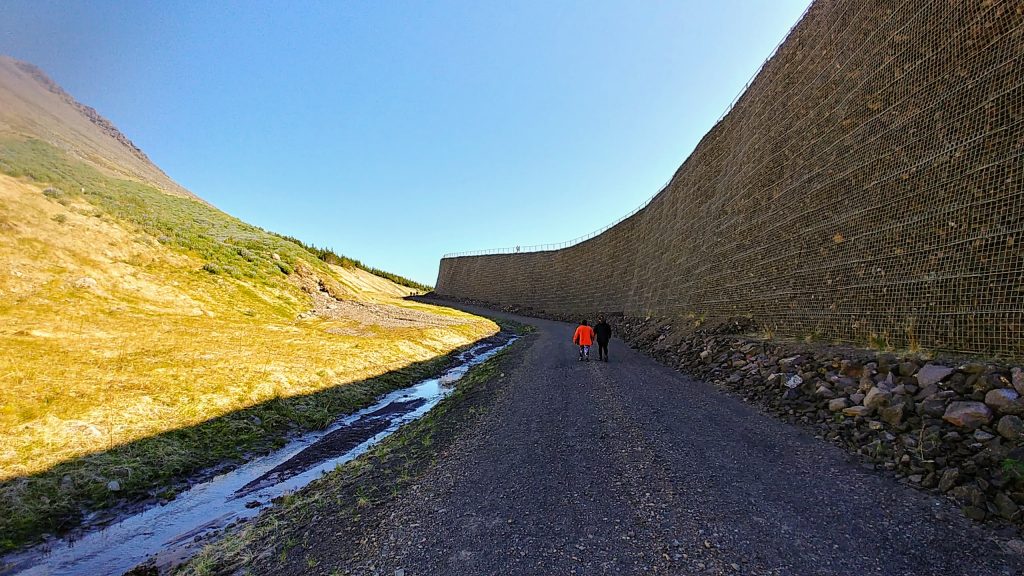 Avalanche Barrier Wall In Isafjordur