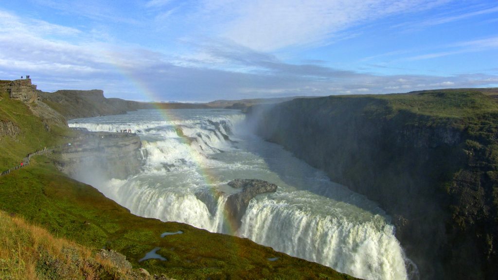 Gullfoss Waterfall South