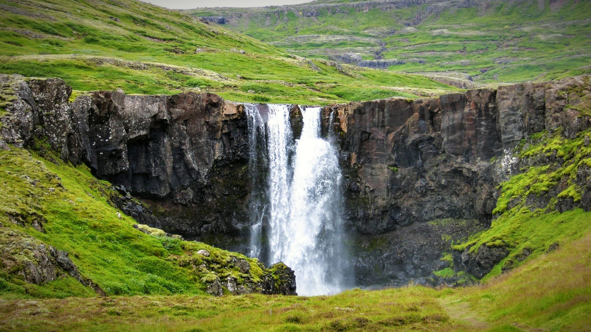 Waterfall In Seydisfjordur