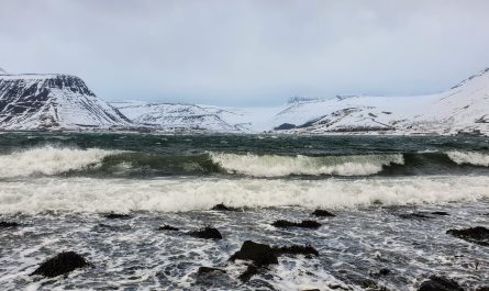 Waves At Isafjordur Shore