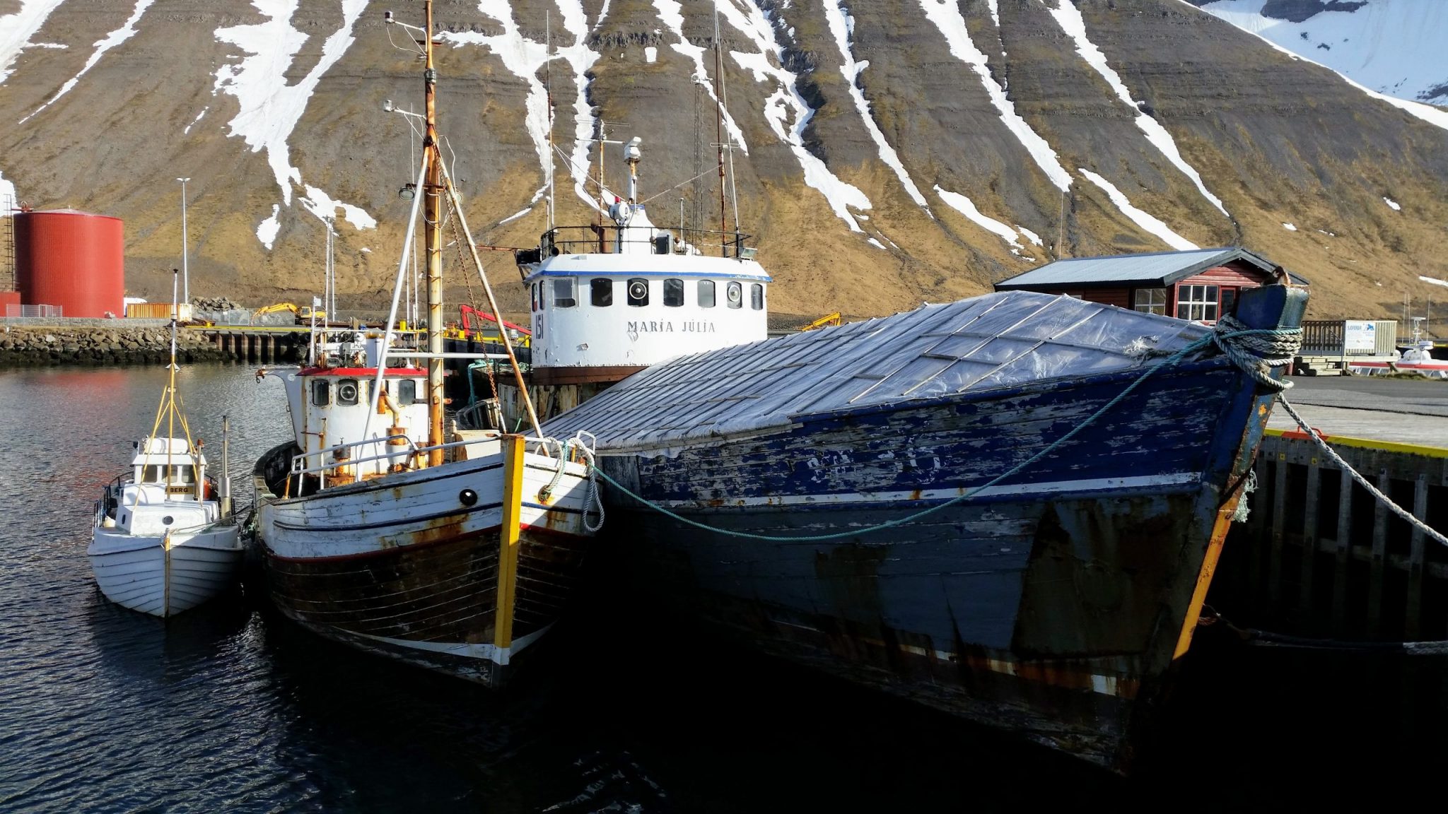 Old Boats at Isafjordur Harbour