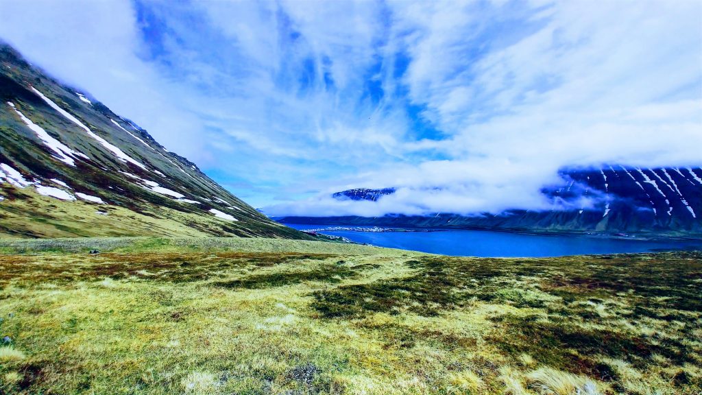 Seljalandsdalur With View Of Isafjordur Town