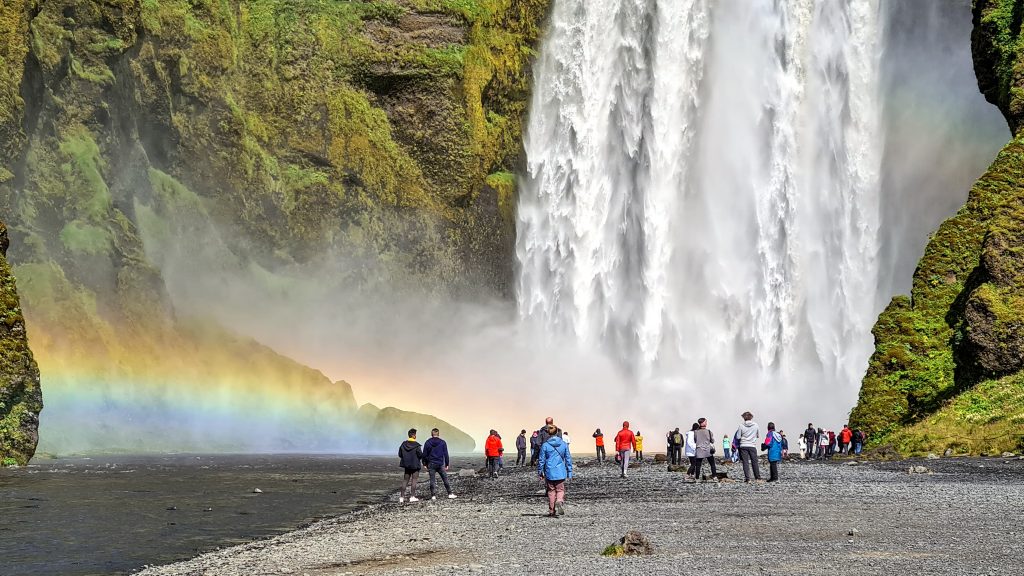 Skogafoss Waterfall Is Popular Destination