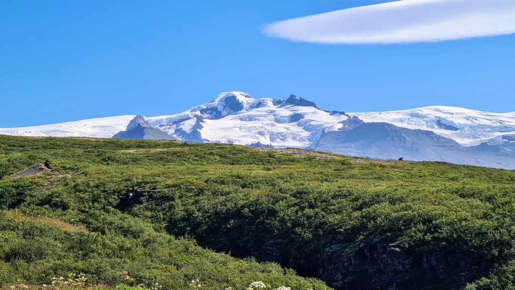 Vatnajökull Glacier Seen From Skaftafell