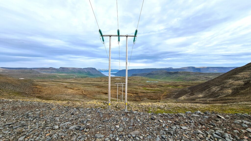 Power Lines in the Westfjords