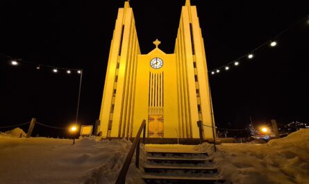 Akureyri Church is Known for Its Many Steps