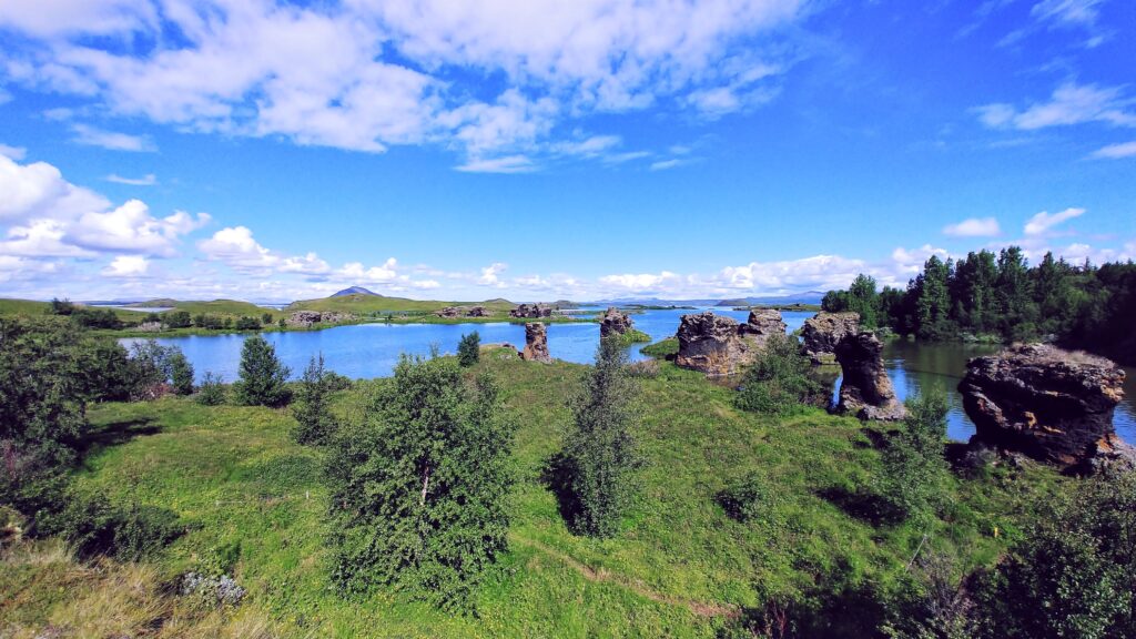 Lava Formations at Lake Myvatn