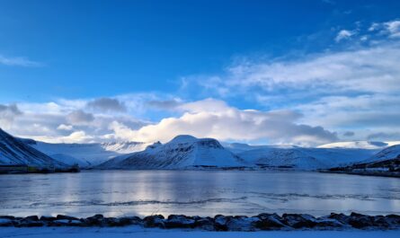 February Day in Isafjordur Town