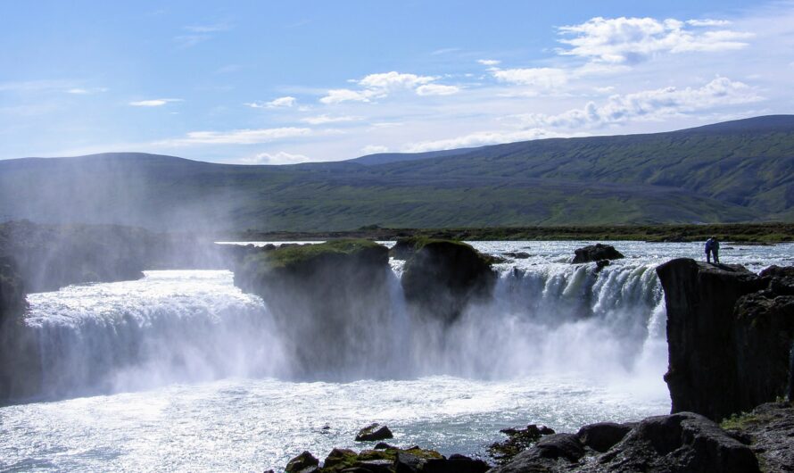 Goðafoss Is Stunning and Mightly As the Waterfall of the Gods
