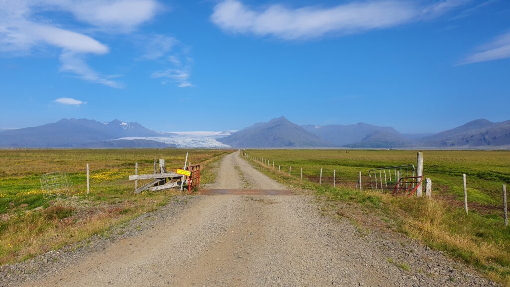 Path Near Vatnajökull Glacier