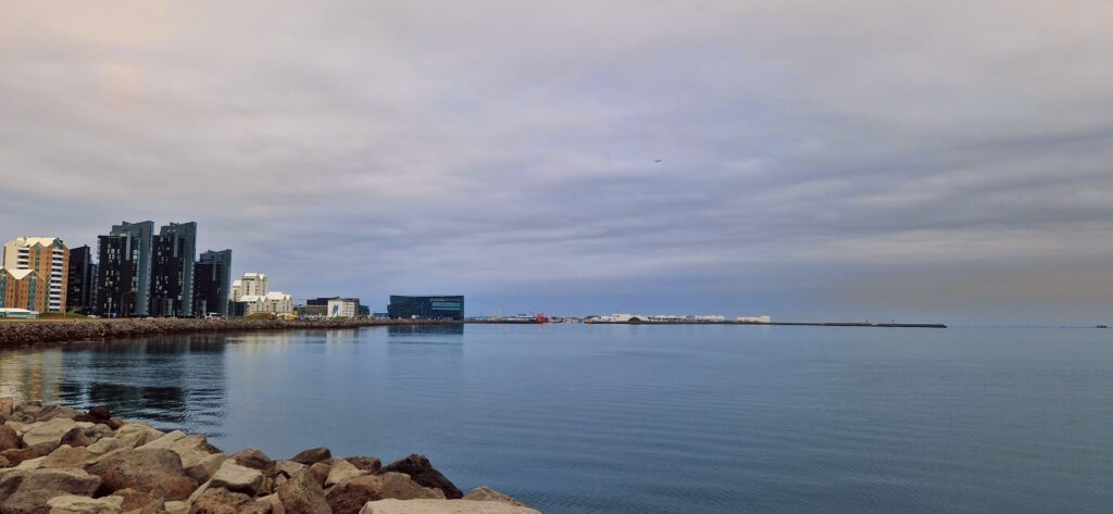 Harpa Concert Hall and Skyline