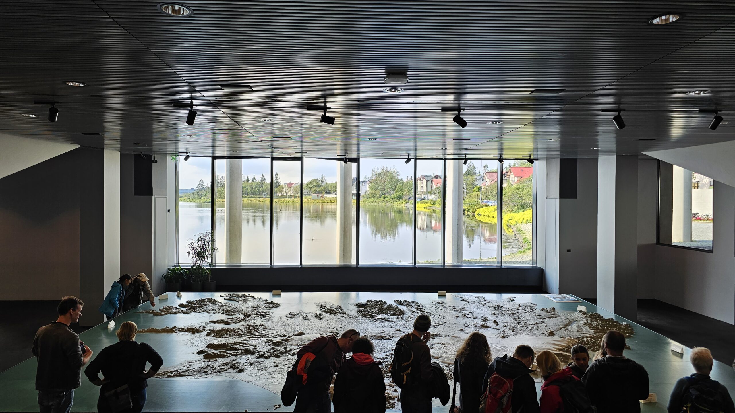 Inside the Reykjavik Pond City Hall