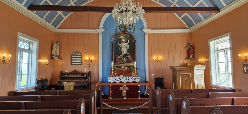 Inside Strandarkirkja Church